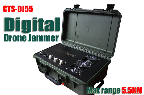 Jammer трутня 5000M GSM GPS RC, функция сигнала тревоги батареи встряхивателя сигнала трутня низкая